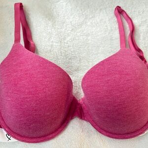 Victoria’s Secret The T-shirt Lightly Lined Demi Bra (32D)